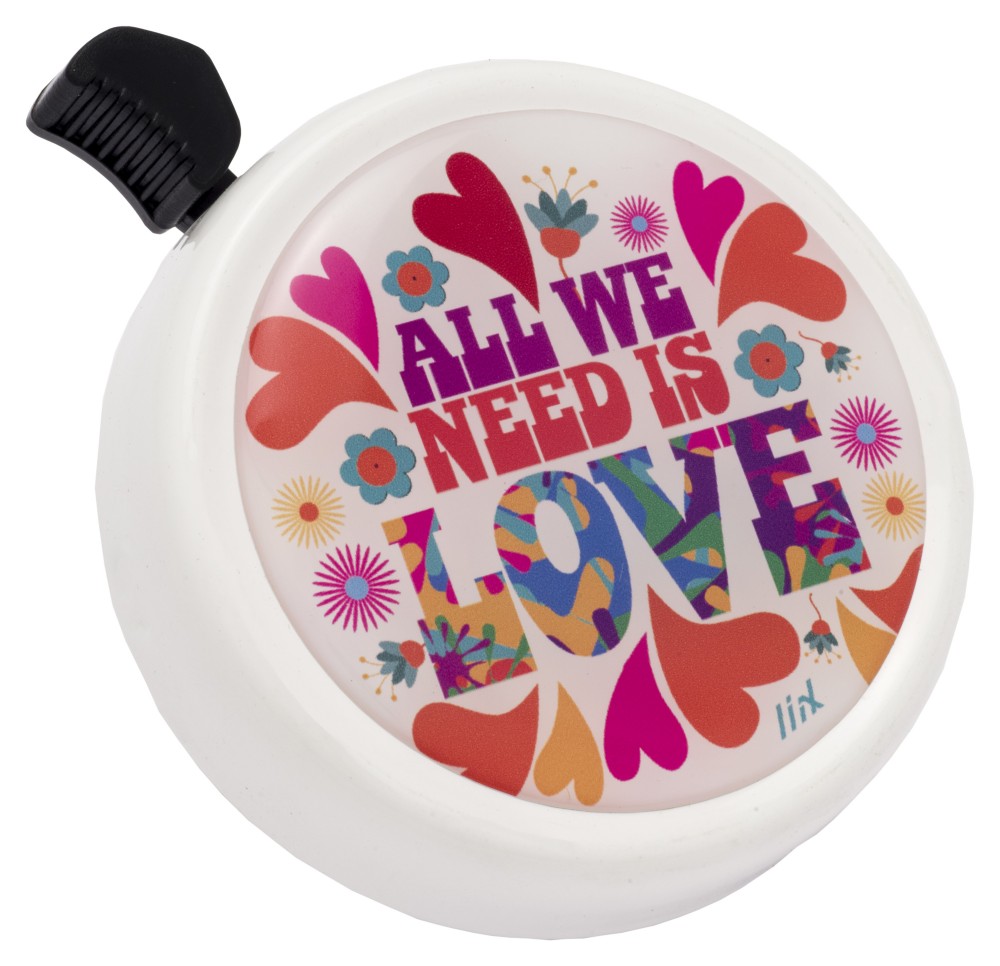 Liix Big Colour Bell All we need is Love White