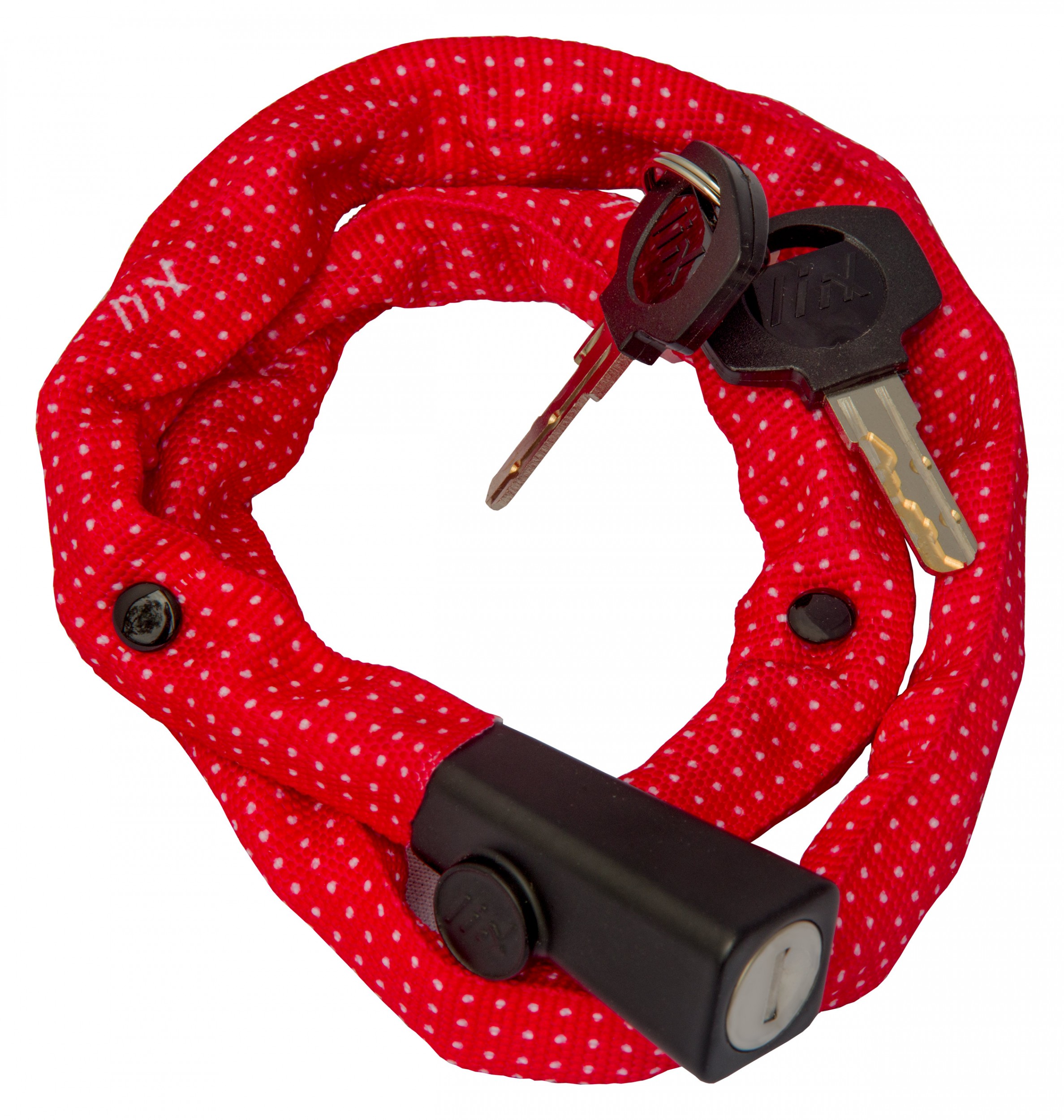 Liix Small Lock 60cm Polka Dots Red
