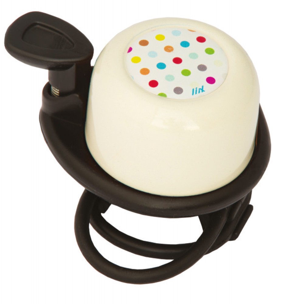 Liix Scooter Bell Polka Dots Cream