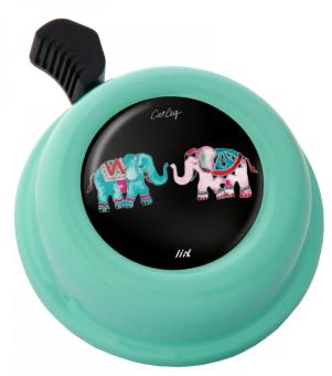 Liix COLOUR BELL ELEPHANT KISS Klingel / pastel green