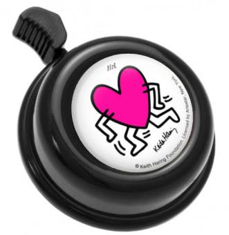 Liix Colour Bell Keith Haring Running Heart Black