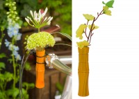 Liix Fahrradlenker Vase Bamboo Yellow
