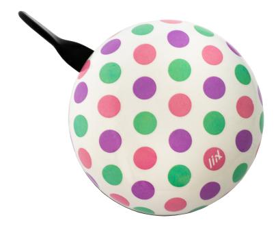 Liix DING DONG BELL POLKA DOTS PASTEL MIX Klingel