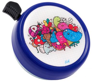 Liix BIG COLOUR BELL CUTE MONSTERS Klingel / blue