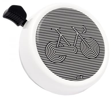 Liix Big Colour Bell Stripe Bike White