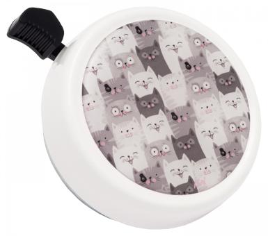 Liix BIG COLOUR BELL CAT CROWD Klingel / white