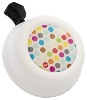 Liix COLOUR BELL POLKA DOTS Klingel / white