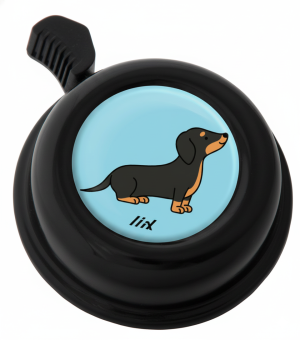 Liix Colour Bell Dachshund Black