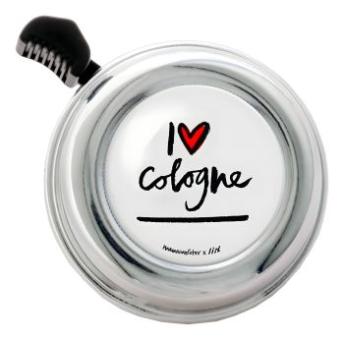 Liix COLOUR BELL MANAMOLOTOV I LOVE&nbsp;COLOGNE Klingel / chrome