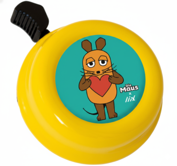 Liix Colour Bell Maus Herz Yellow