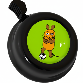 Liix Colour Bell Maus Fu&szlig;ball Black