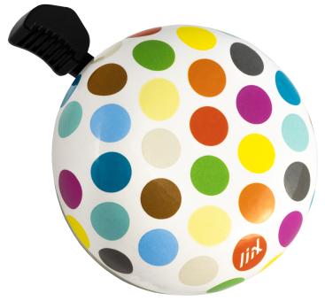 Liix DESIGN BELL POLKA BIG DOTS MIX Klingel / white