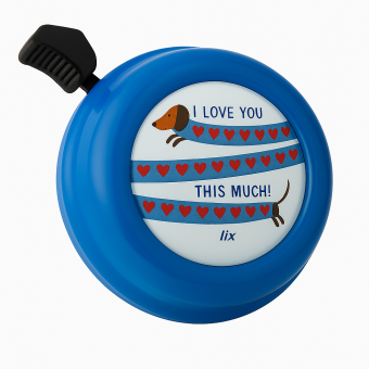 Liix Colour Bell Dog Love Striking Blue