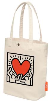 Liix Don't Panic It's Organic Keith Haring Love Party White