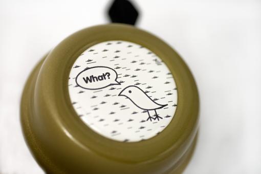 Liix COLOUR BELL WHAT BIRD Klingel / olive 2