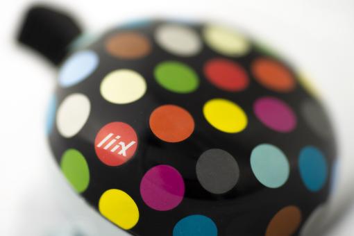 Liix DESIGN BELL POLKA BIG DOTS MIX Klingel / black 2