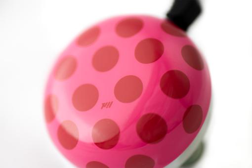 Liix DESIGN BELL POLKA BIG DOTS Klingel / pink 2