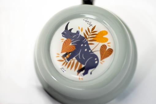 Liix COLOUR BELL RHINO LOVE Klingel / grey 3